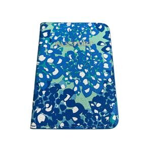 Vera Bradley Passport Cover Protector Blue Green Blooms Blue